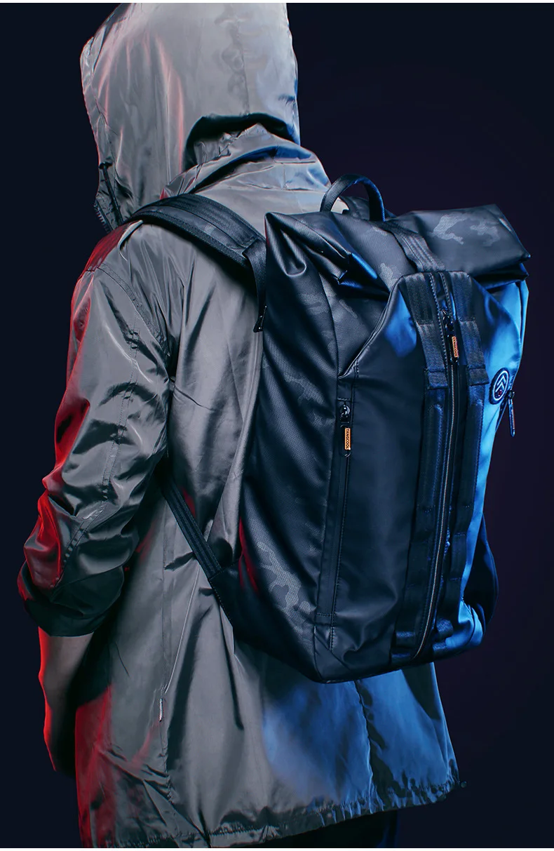 Модный Оксфордский водонепроницаемый мужской рюкзак большой емкости, школьная сумка, мужские большие уличные дорожные рюкзаки, бизнес рюкзак для ноутбука