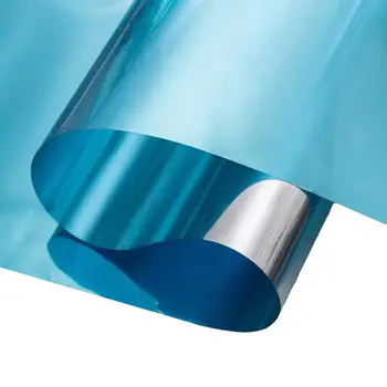 

5m Length Blue Silver Heat Insulation Window Film Anti-UV Energy-Saving Reflection Effect Antiseptic Durable Window Foil