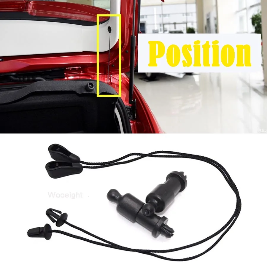 Cargo Straps Wooeight Onwards Parcel Shelf Fixing Straps Cord String Clips Clamps Hanger 4M51A466K45AC Fit For Ford Focus Hatchback 2004-