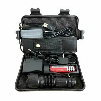 

Tg-S075 Durable Torches Flashlight Powerful Zoom Ipx4 Tactical Military LED Flashlights Ultra Bright Light Protable Work Light