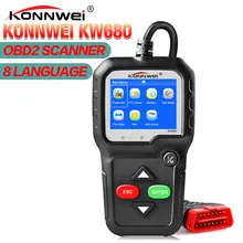 KONNWEI KW680 Scanner Auto Car obd2 Diagnostic Tool Scanner Full Function OBD OBD2 Fault Code Reader OBDII Automotive Scanner