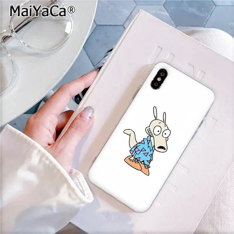 A5 MaiYaCa RUGRATS Rocko medins life dog Прозрачный чехол для телефона Apple iphone 11 pro 8 7 66S Plus X XS MAX 5S SE XR - Цвет: A5