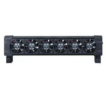 

12v Aquarium Fish Tank Aquarium Cooling Fans Tropical/Marine 6 HeadsMulti-angle cooling water temperature