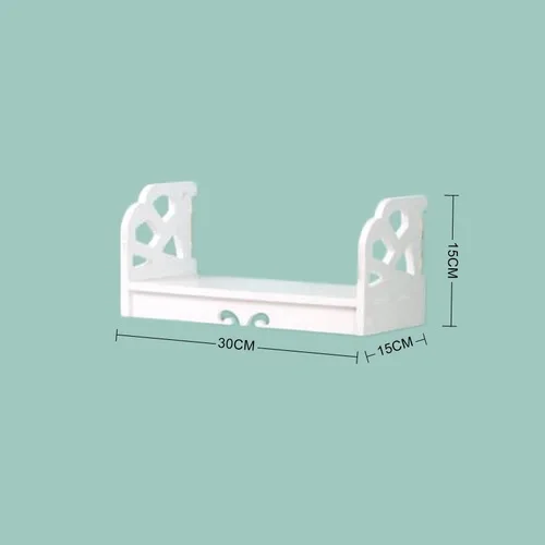 30 X 15CM Косметика слово перегородка стеллаж для хранения настенная подвесная полка бесплатный удар спальня тв настенный декор настенный LB11285 - Цвет: 30 X 15CM