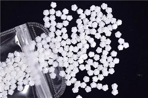 100pcs/Bag 6mm Colorful Flower Resin Stone Nail Charms Jewelry 3D Nail Art Decoration Cellphone Decoration Beauty Supplies ZCF10 ZCF10-100pcs