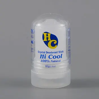 

60G Portable Size Non-Toxic Natural Food-Grade Crystal Deodorant Alum Stick Body Underarm Odor Remover Antiperspirant
