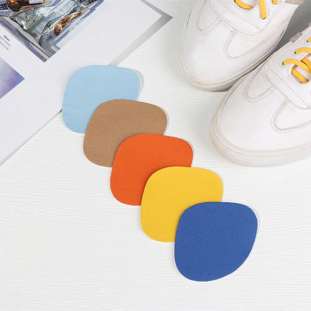 Shoe Repair Stickers Patches 4Pcs/Set Fashion Woman Heel Repair Subsidy Shoes Hole Sticker Sneaker Lined Patch Cobbler Anti-wear Pads Foot Care Protector
