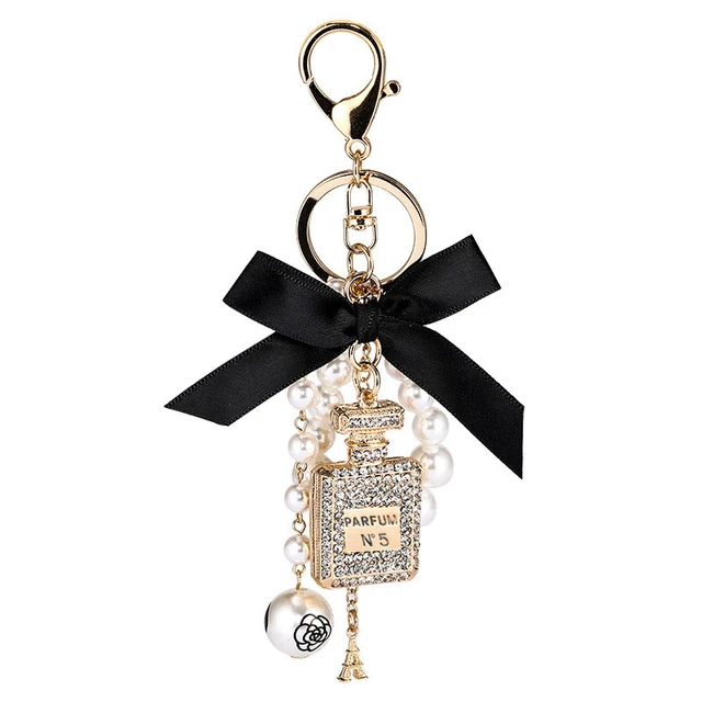 Keychain Jewelry Bag Perfume Bottle  Charm Pendant Accessories - 2023  Keychain Car - Aliexpress