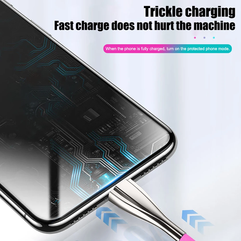 2 шт. Радужный разноцветный usb-кабель для мобильного телефона Micro usb type C зарядный кабель usb-c/HDMI для MacBook Pro samsung Note 10 S9 Plus huawei P30 Pro