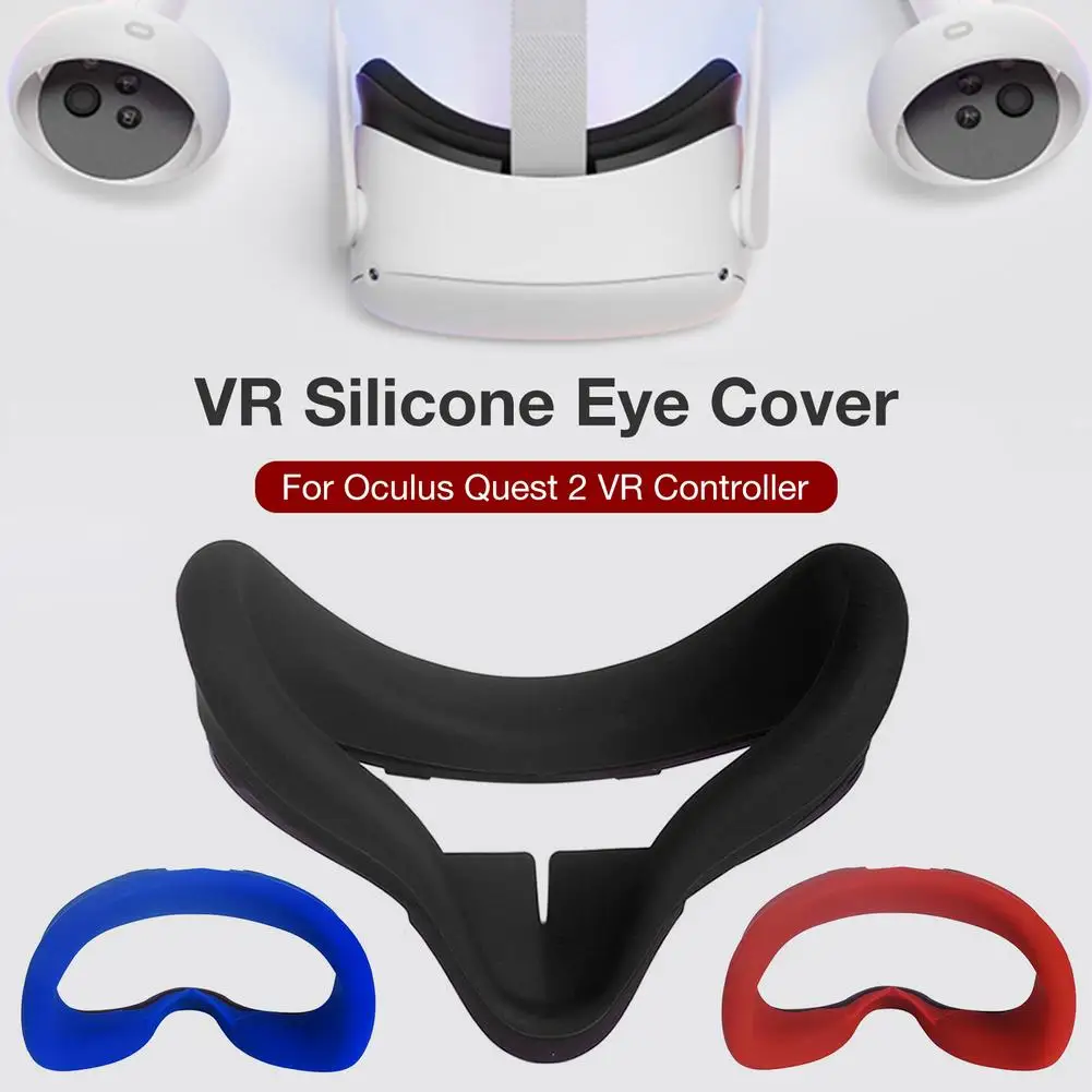 Новая силиконовая маска для глаз Крышка Накладка Oculus Quest 2 Очки виртуальной