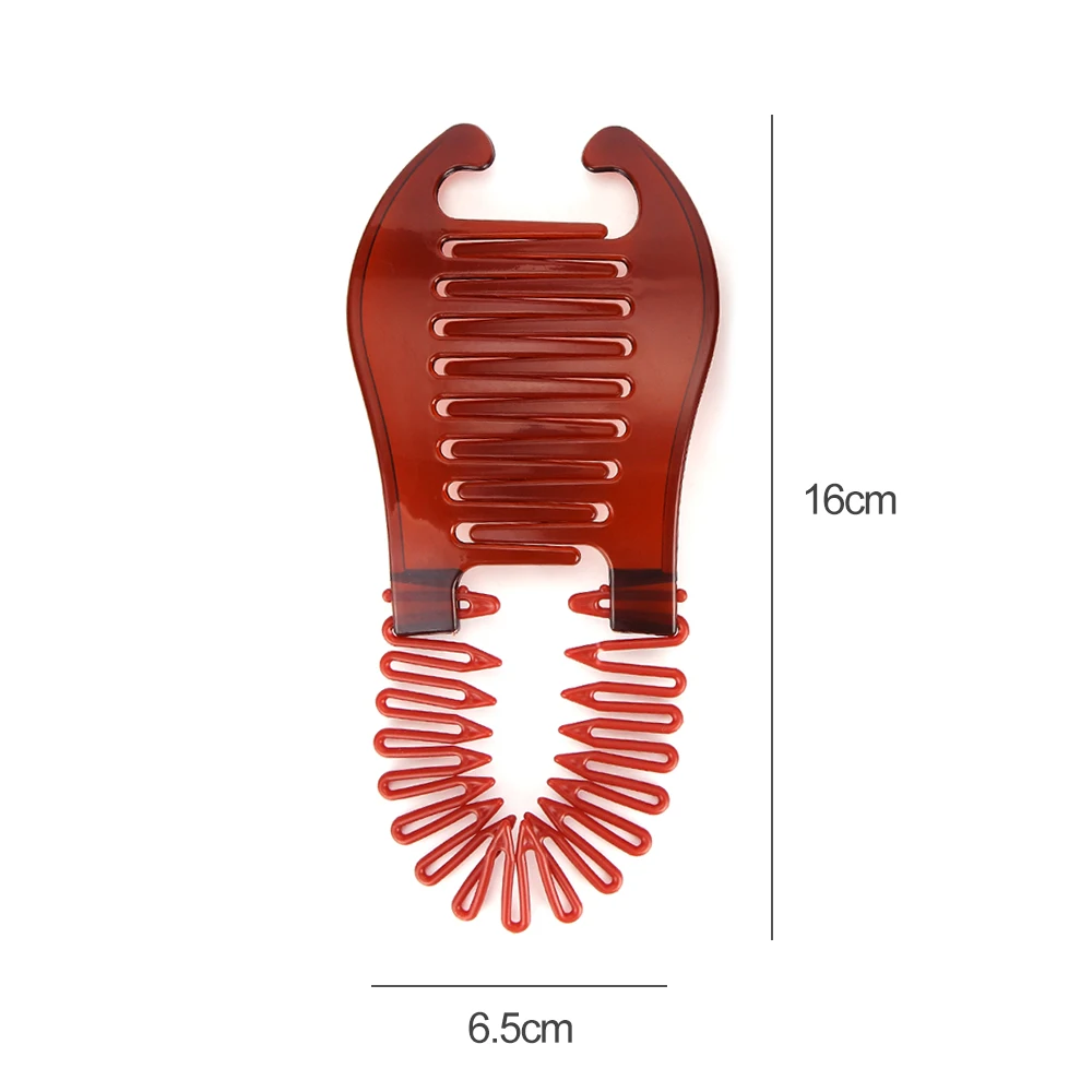 Эластичная заколка для волос, заколка расческа для волос, инструмент для плетения волос, инструмент для фиксации волос, резинка для хвоста, резинки, аксессуары для волос