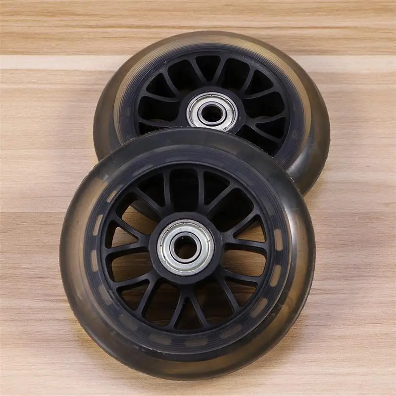 Scooter Wheels 1 Pair Scooter Wheels Mute Replacement Wheels For Luggage Suitcase Car