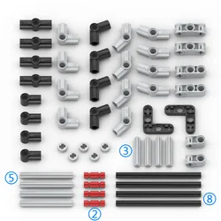 Advanced Building Blocks Accessory Set for DIY Mechanical Projects (Set B 78pcs)