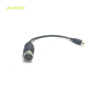 

1PC IEC to MCX male pigtail cable TV adapter 15cm antenna connetor cable RG174 cable pigtail TV cable