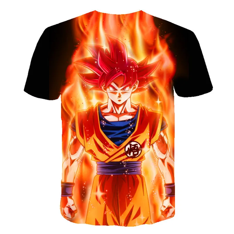 Футболка для взрослых Аниме Dragon Ball Super Saiyan, новинка, летняя Высококачественная Мужская Футболка реглан, повседневные футболки, S-6XL