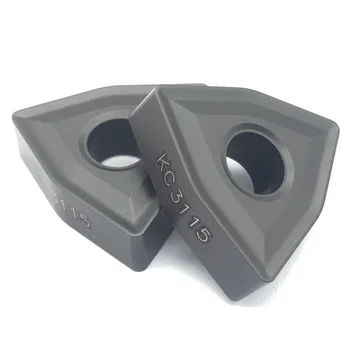 

10pcs/lot WNMG080408-UC KC3115 Milling Tool CNC External Turning Tool Hard Alloy Lathe Cutter Metal Lathe Tools