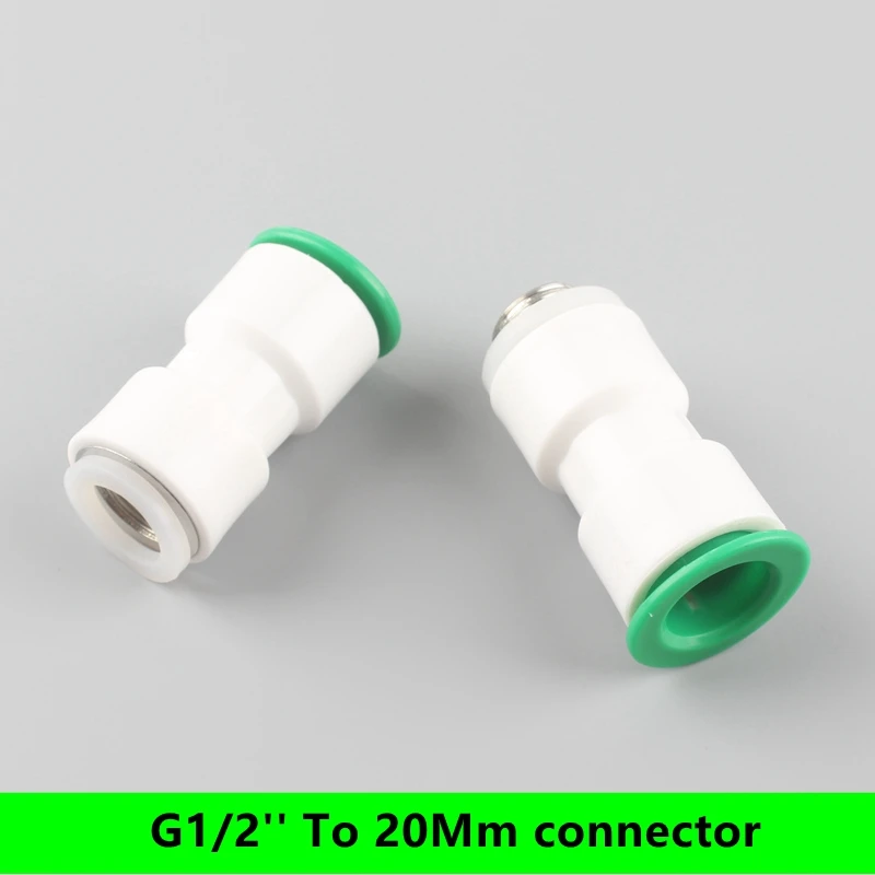 

G1/2'' To 20Mm Straight Garden Water Supply Quick Connector PVC&PPR &PE Pipe Hose Joint Plumbing Were Fittings Free Welding&Glue