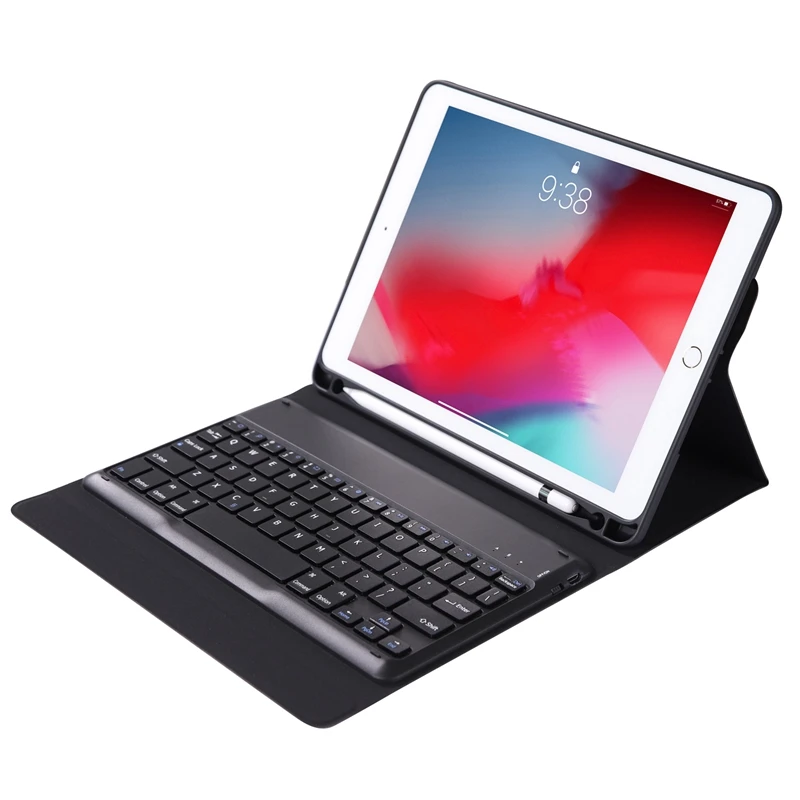 Чехол для клавиатуры со встроенным держателем для карандашей для Ipad Air 2 /Ipad Pro 9,7 дюймов-Slimshell чехол-подставка с магнитным креплением