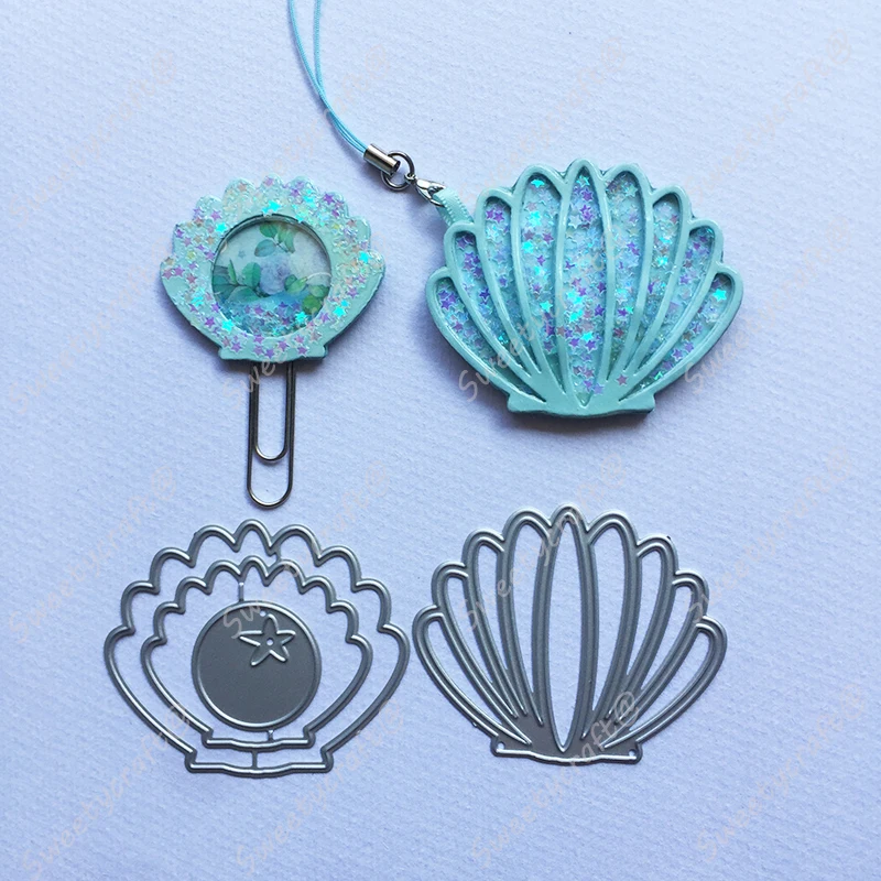 Pearl scallop metal die cut 5