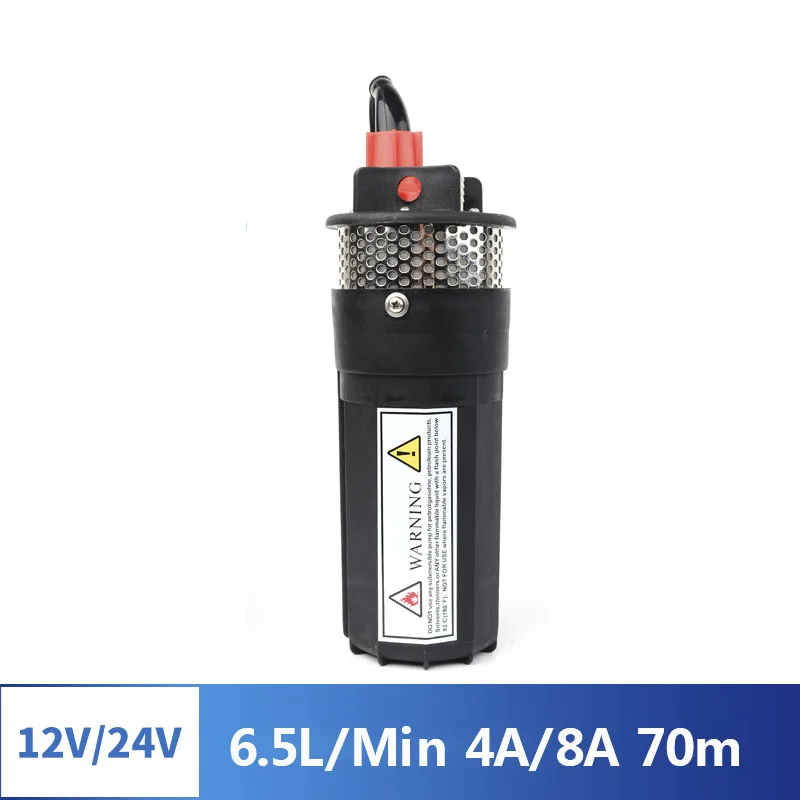 

220V 96W Solar Submersible Pump High Head DC 12V 24V Deep Well Water Pump Small Battery Outdoor River Water Pump