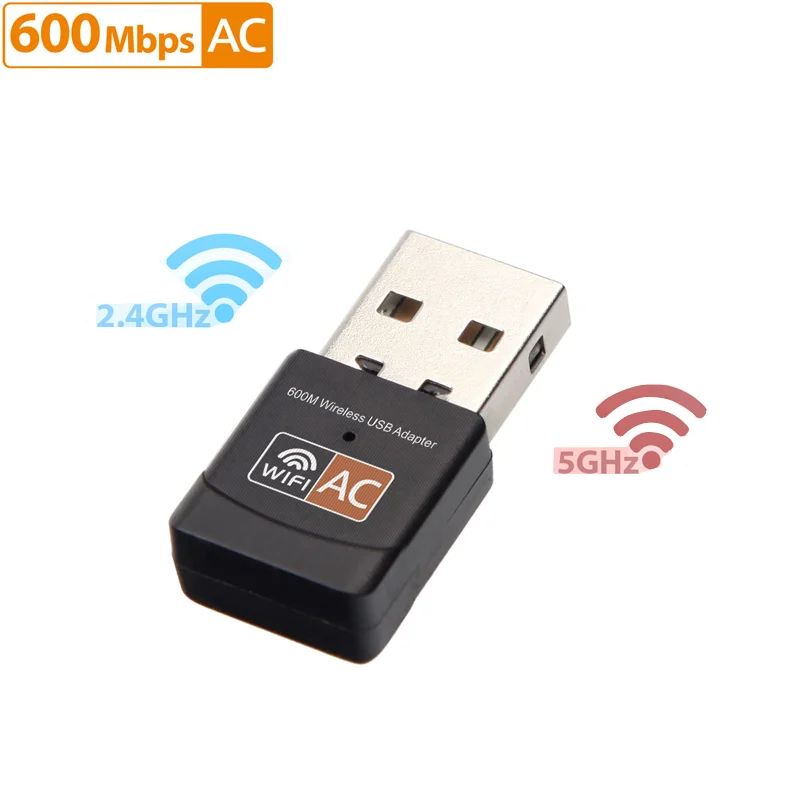 USB Wi Fi адаптер 2 4 ГГц 5 600 Мбит/с 802.11b/n/g/ac|Сетевые карты| |