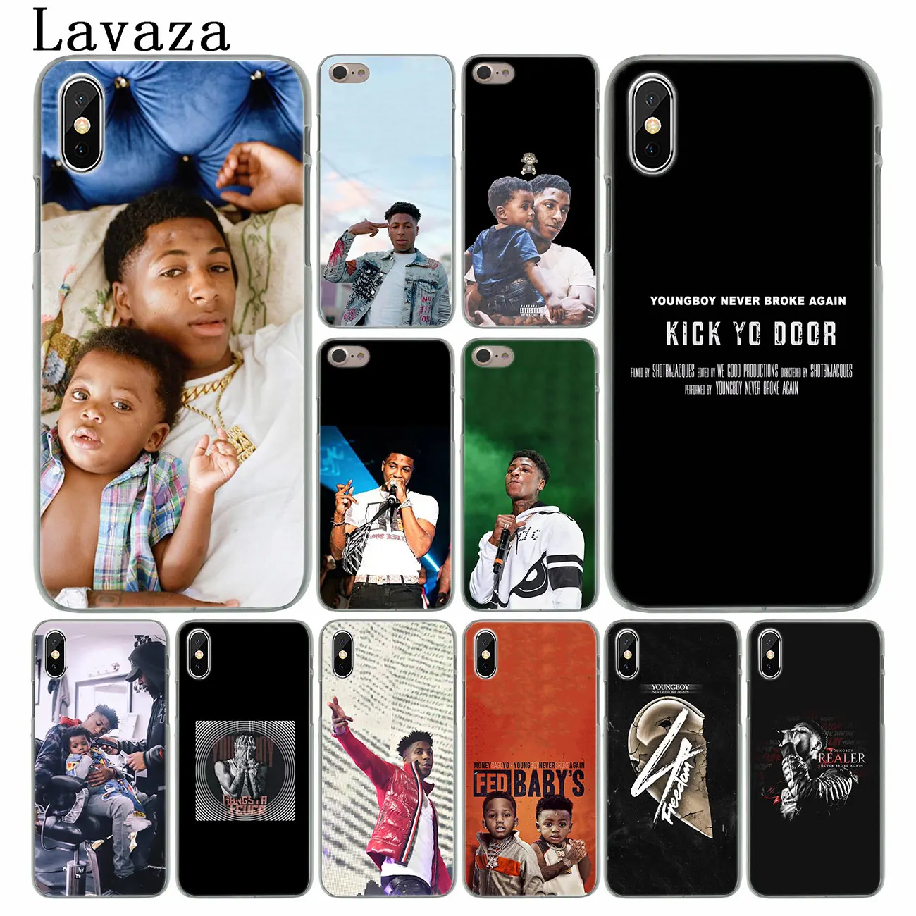 Lavaza YoungBoy Never Broke Again Hard Phone Case for iPhone XR XS X 11 Pro Max 10 7 8 6 6S 5 5S SE 4S 4 Cover | Мобильные телефоны