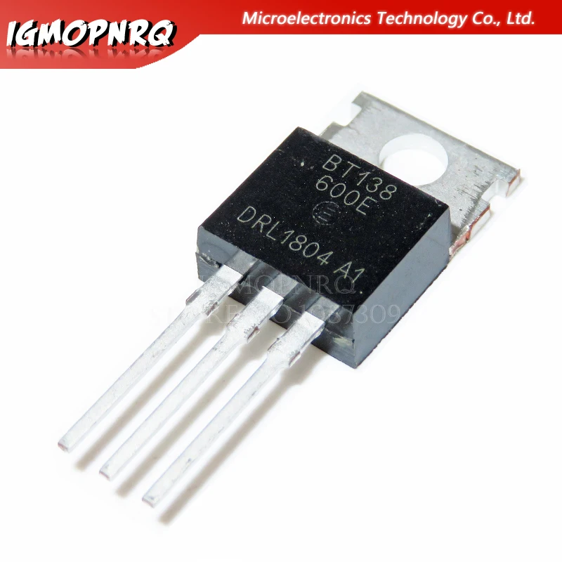 5 шт. BT138-600E BT138 BT138-600 600 В 12 а | Электронные компоненты и принадлежности