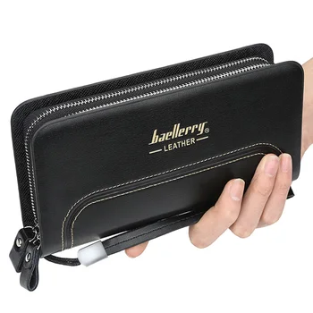 

Wallet Men Coin Pocket Purse Men Wallets Business Long Male Clutch Zipper Purses Card Holder