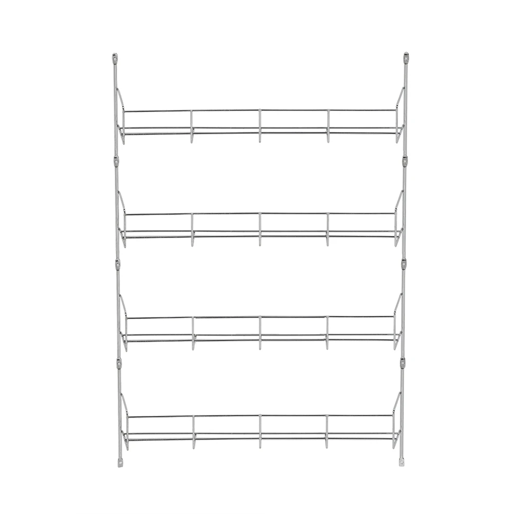 4/5/6 Layers Wall Mount Spice Storage Organizer Pantry Kitchen Standing Rack Shelf Holder | Дом и сад