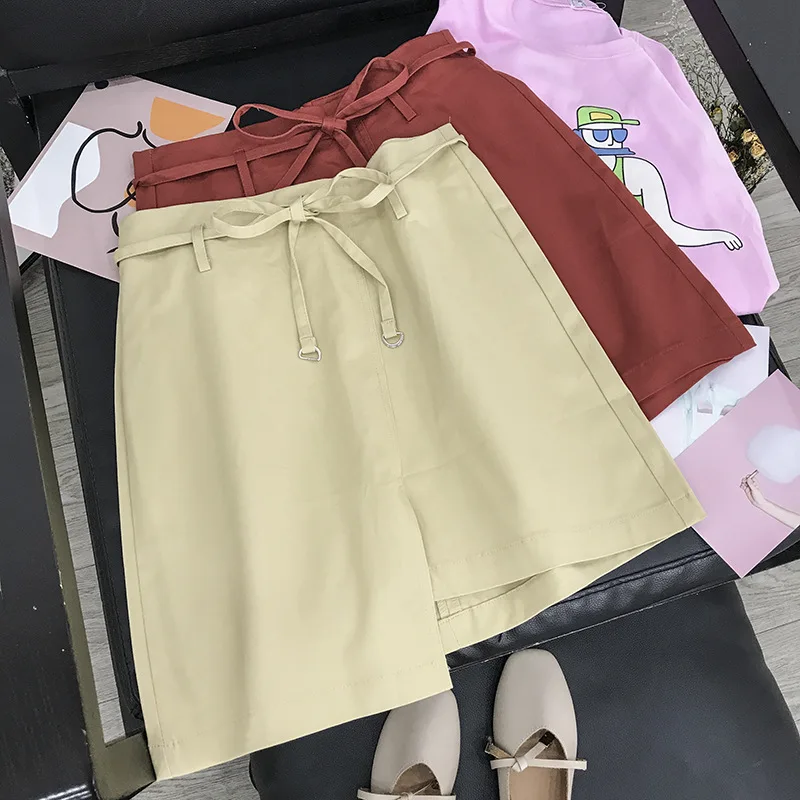 

Special Offer WOMEN'S Dress Korean-style Solid Color Irregular Skirt High-waisted Slimming A- line Short Skirt Women's Fashion 9
