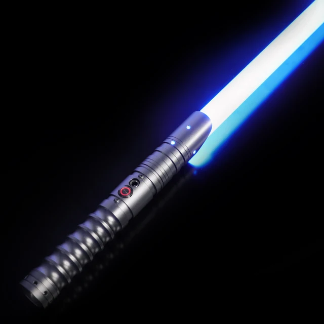 LGT Lightsaber RGB Metal Handle Sword 9 Sets Sound Jedi Sith Luke Light Saber Force FX Heavy Dueling Color Changing FOC Lock Up 5