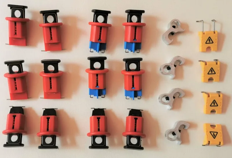 20 шт./лот POS PIS POW ABB MCB lockout lockdog toggle lock предохранительный выключатель pin lockout|Замки| |