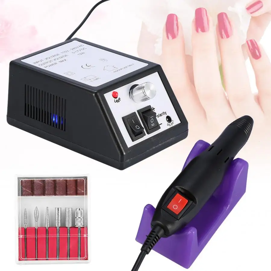 

Professional Electric Nail Machine File Manicure Pedicure Sanding Drill Kit AU Nail File Machine Nail Files