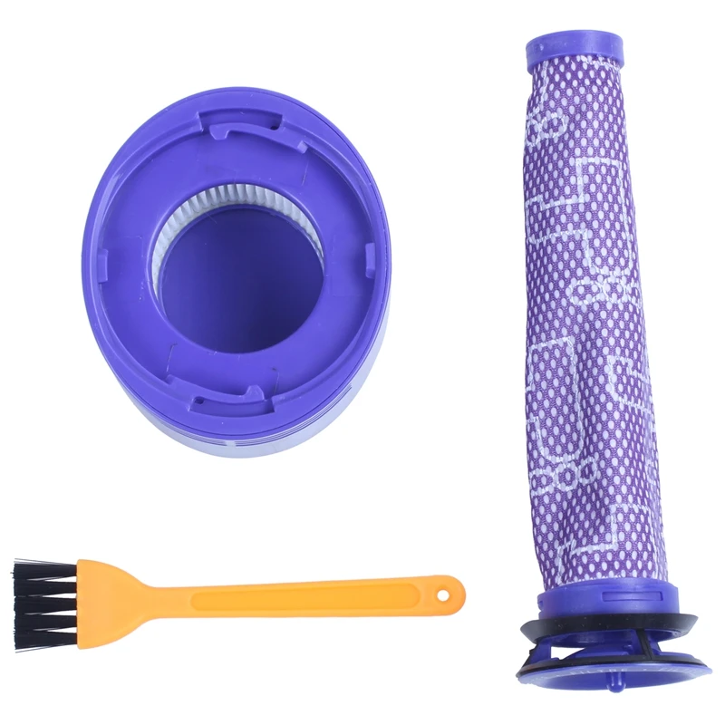 Замена HEPA фильтров Post& Pre для беспроводных пылесосов Dyson V8 и V7