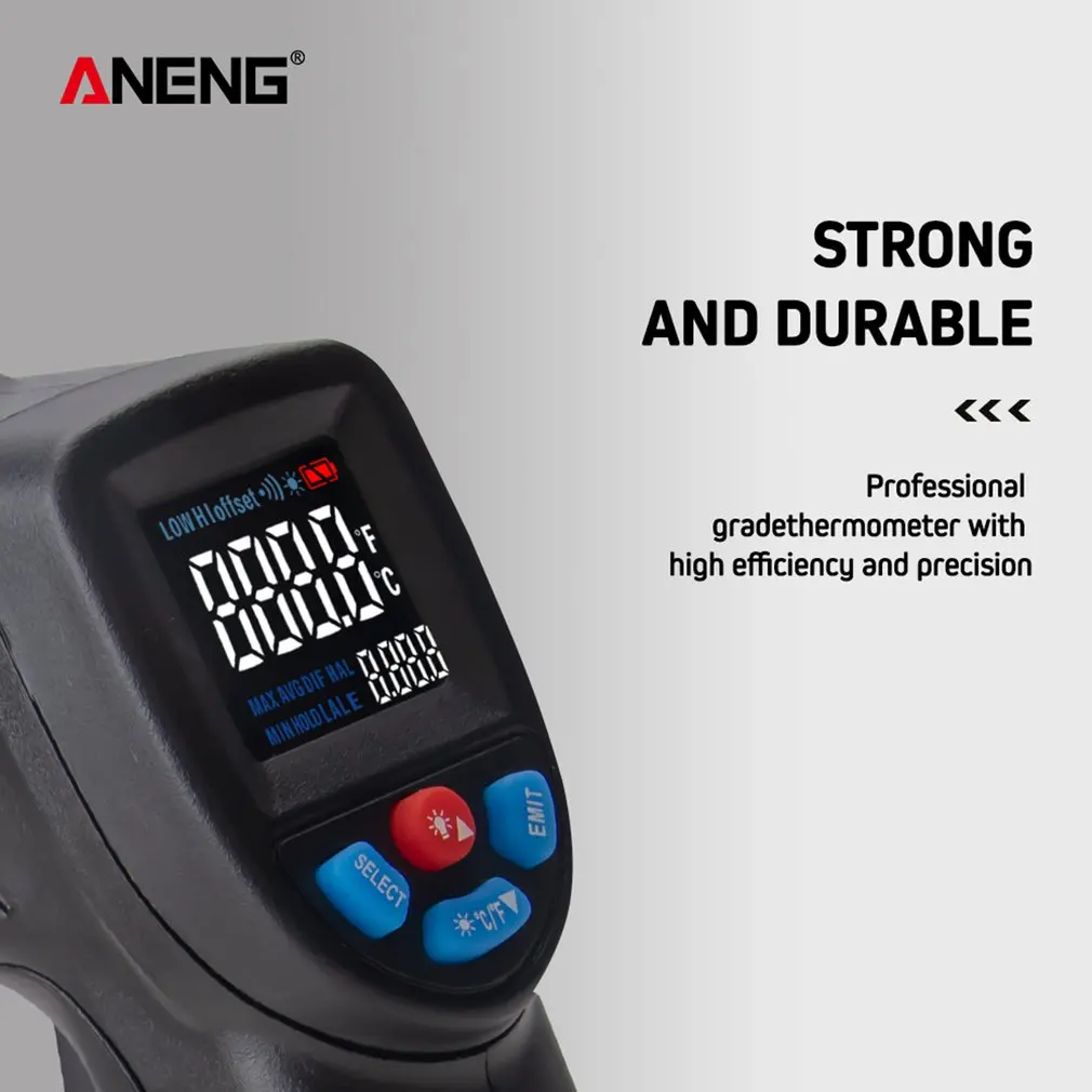 Aneng Gm320B инфракрасный термометр, цифровой гигрометр, метеостанция, термометр, гигрометр, термометр, лазер