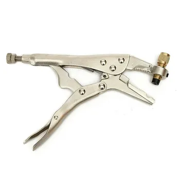 

Air Conditioner Refrigerant Recovery Refrigeration Tube Steel Locking Plier Hand Tool