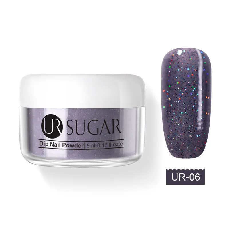 UR SUGAR 31 цветов погружающий порошок для ногтей Стразы для маникюра акриловый наконечник для ногтей строитель ногтей блеск не нужно лечение под УФ-лампой - Цвет: Бургундия