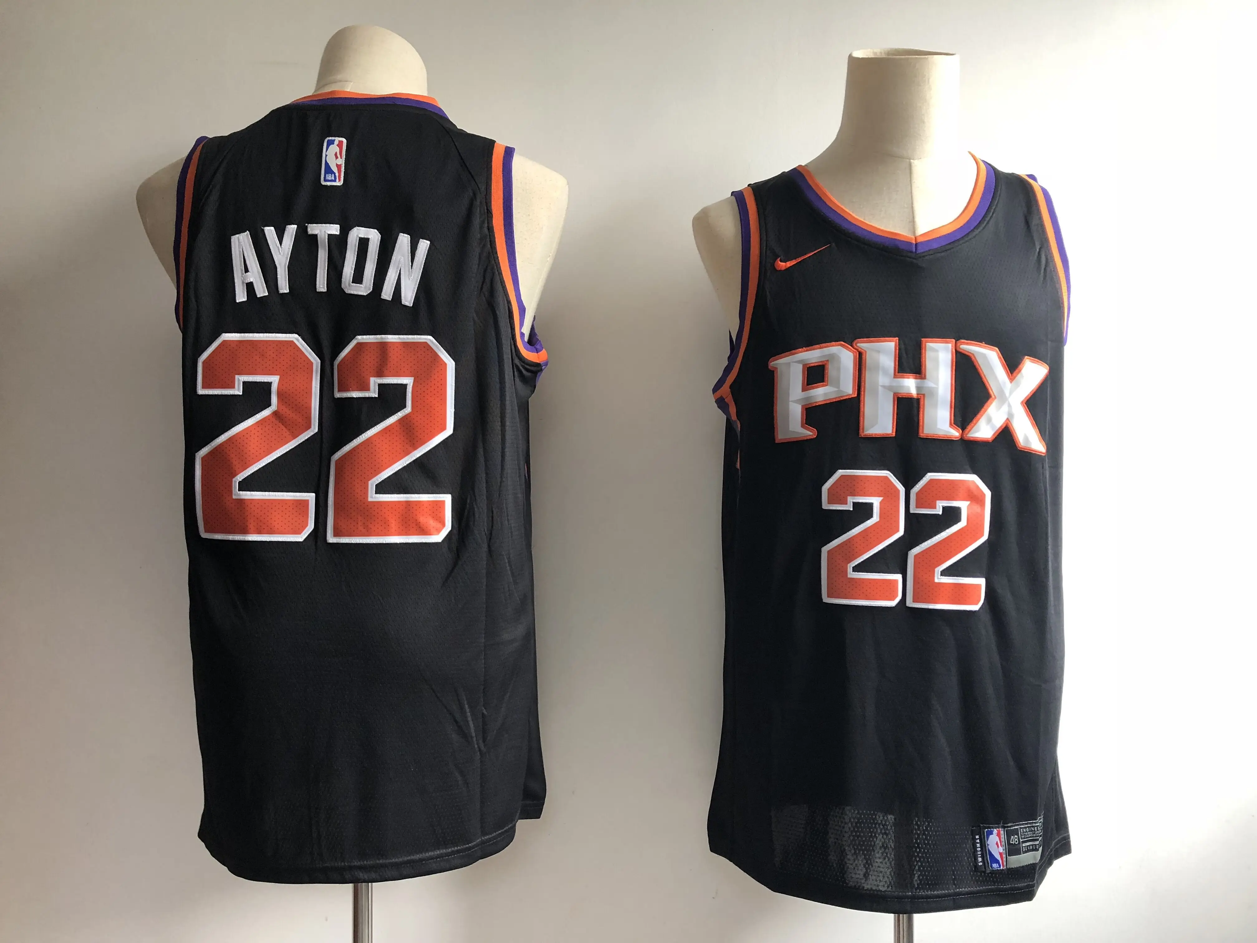 А+++ Феникс Мужская футболка#1 DEWIN Booker 20 Josh Jackson 22 DeAndre Ayton 34 Charles Barkley - Цвет: for men