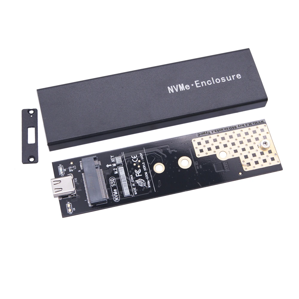 Корпус M.2 NVME алюминиевый корпус 3 1 для мобильного жесткого диска Optibay чехол типа