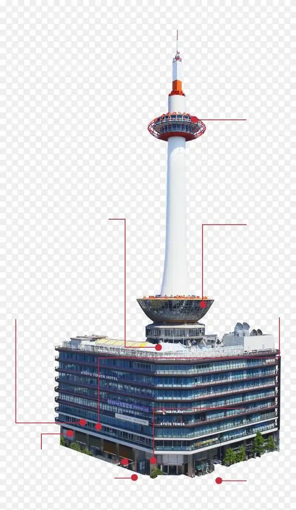 京都塔观景塔地标kyō到车站 浴室png图片素材免费下载 图片编号 Png素材网