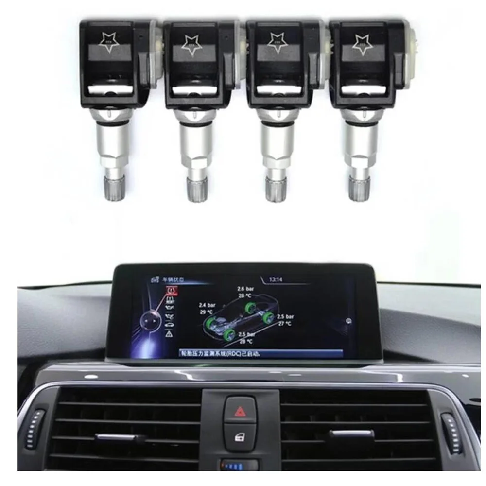 4 PCS car tpms Tire Pressure Monitor/Warning System Sensor for BMW