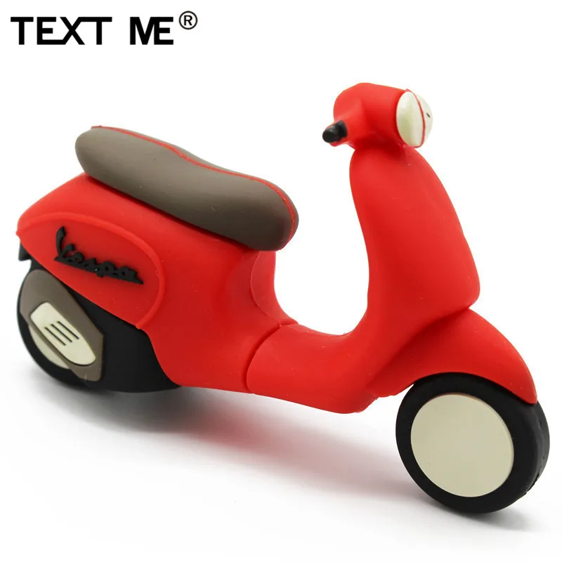 TEXT ME 64 Гб крутой мотоцикл usb флеш-накопитель usb 2,0 4 ГБ 8 ГБ 16 ГБ 32 ГБ флешка, подарок другу