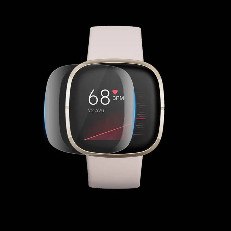 5pcs Ʈ TPU  ȣ ʸ Versa3 Ʈ ġ  Fitbit Versa 3/ Sense Ʈ ġ ü ȭ ȣ Ŀ