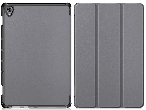 PC-Gray Чехол для планшета huawei Mediapad M6 10,8 дюймов чехол складной Магнитный умный чехол для huawei Mediapad M6 Pro 10,8 чехол+ подарок - Цвет: PC-Gray