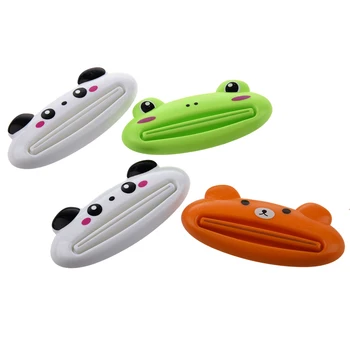 

4Pcs Home Bathroom Toothpaste Cream Heart-shape Cartoon Squeezer