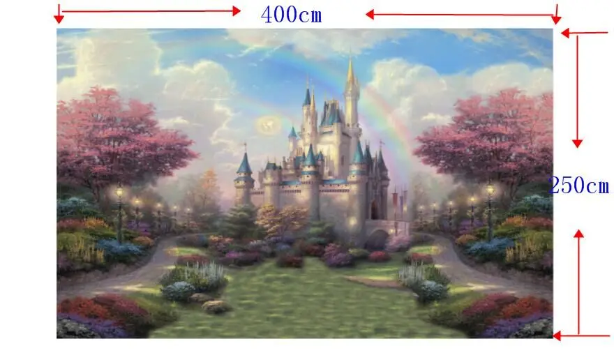 

Castle Forest Vinyl Photography Backdrops Backgrounds