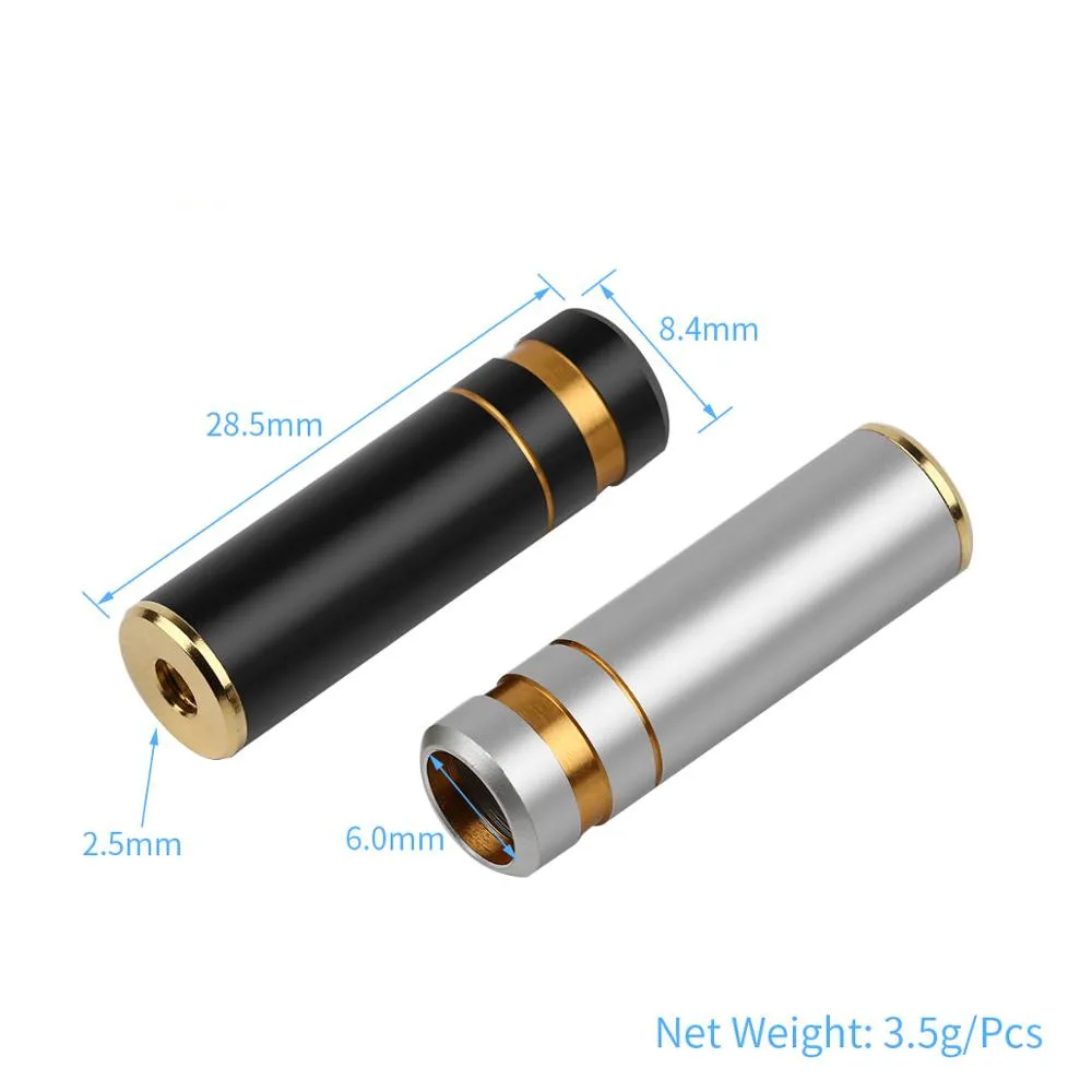 5PCS 2 5mm Headphone Jack Female Audio Connector 2 5 4 Pole Stereo Gold Plated Copper Earphone Plug Speaker Wire Adapter