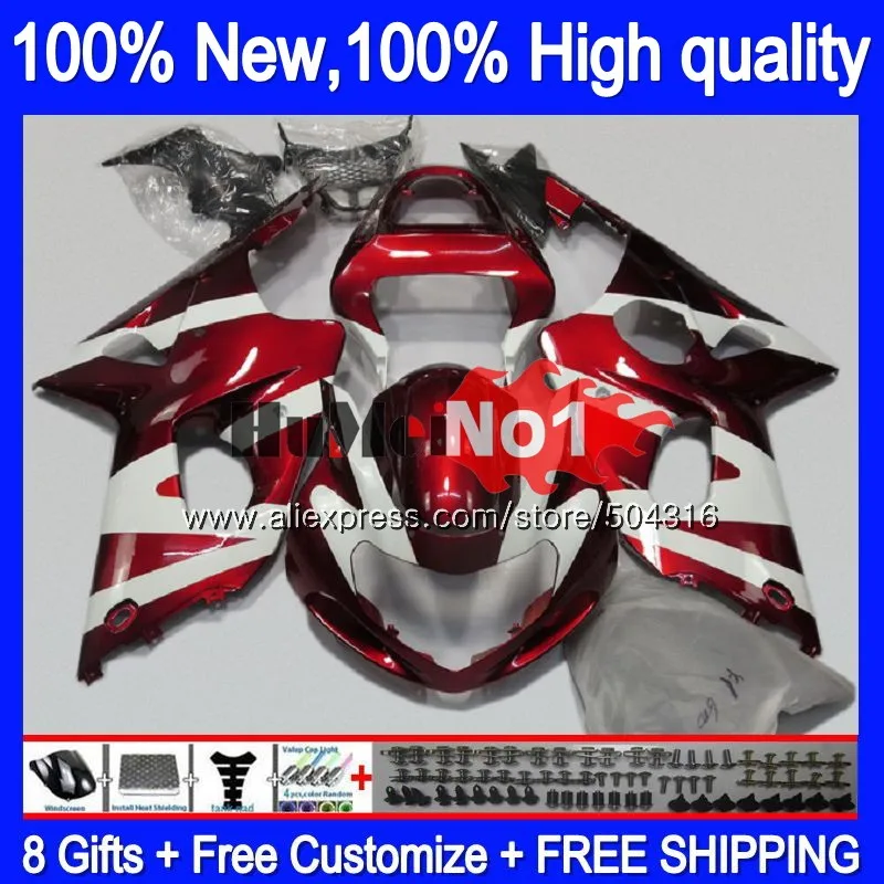 Корпус для SUZUKI GSX-R1000 GSXR1000 1000CC 2000 2001 2002 19MC. 97 GSXR-1000 K2 GSX R1000 GSXR 1000 00 01 02 обтекателя винно-красного цвета