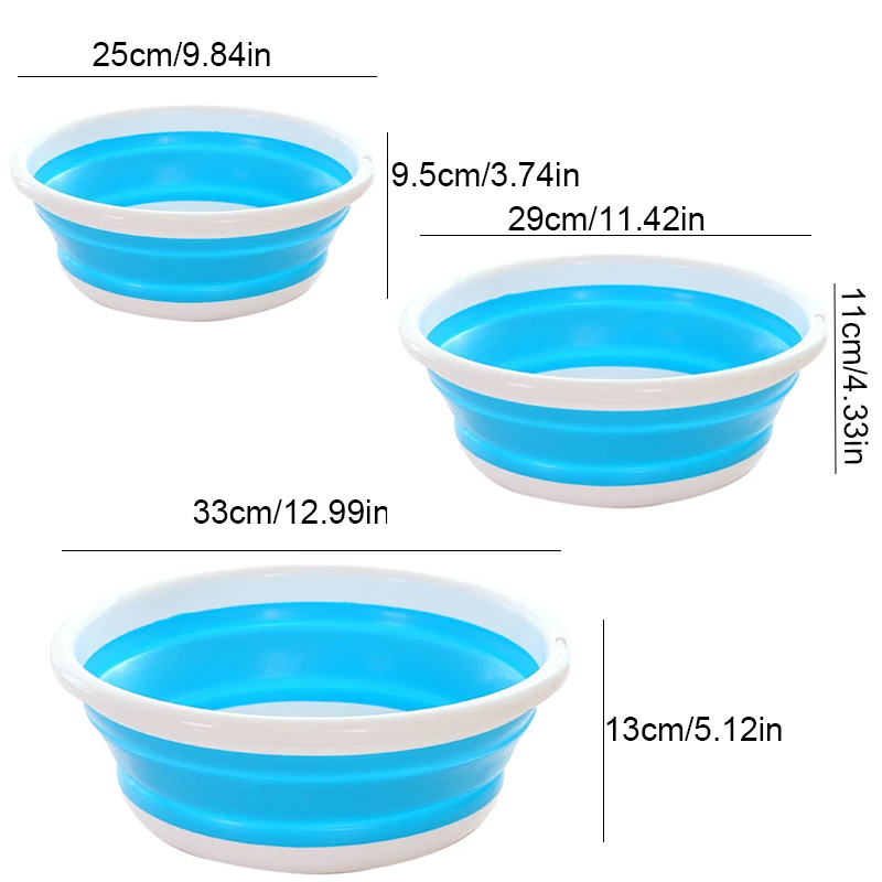 Складное ведро для ног портативный складной таз инструмент для мойки автомобилей кухонная чаша для овощей бытовые моющие средства