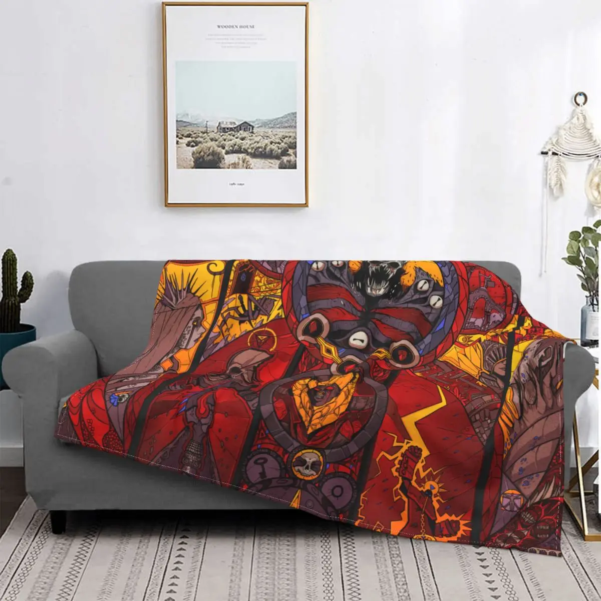 

Path of Exile Templar Monk Role Playing Game Blanket Flannel Spring Autumn Cool Warm Throws For Winter Bedding